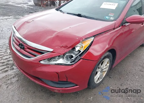 2014 Hyundai Sonata Gls из США, поврежденный, VIN 5NPEB4AC1EH915143